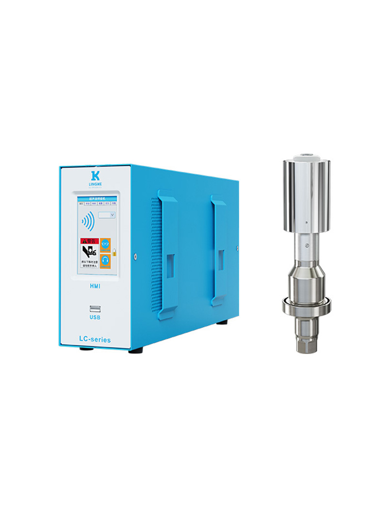 20kHz-2000W 數(shù)字 靈科超聲波焊接自動化配套 倒喇叭型