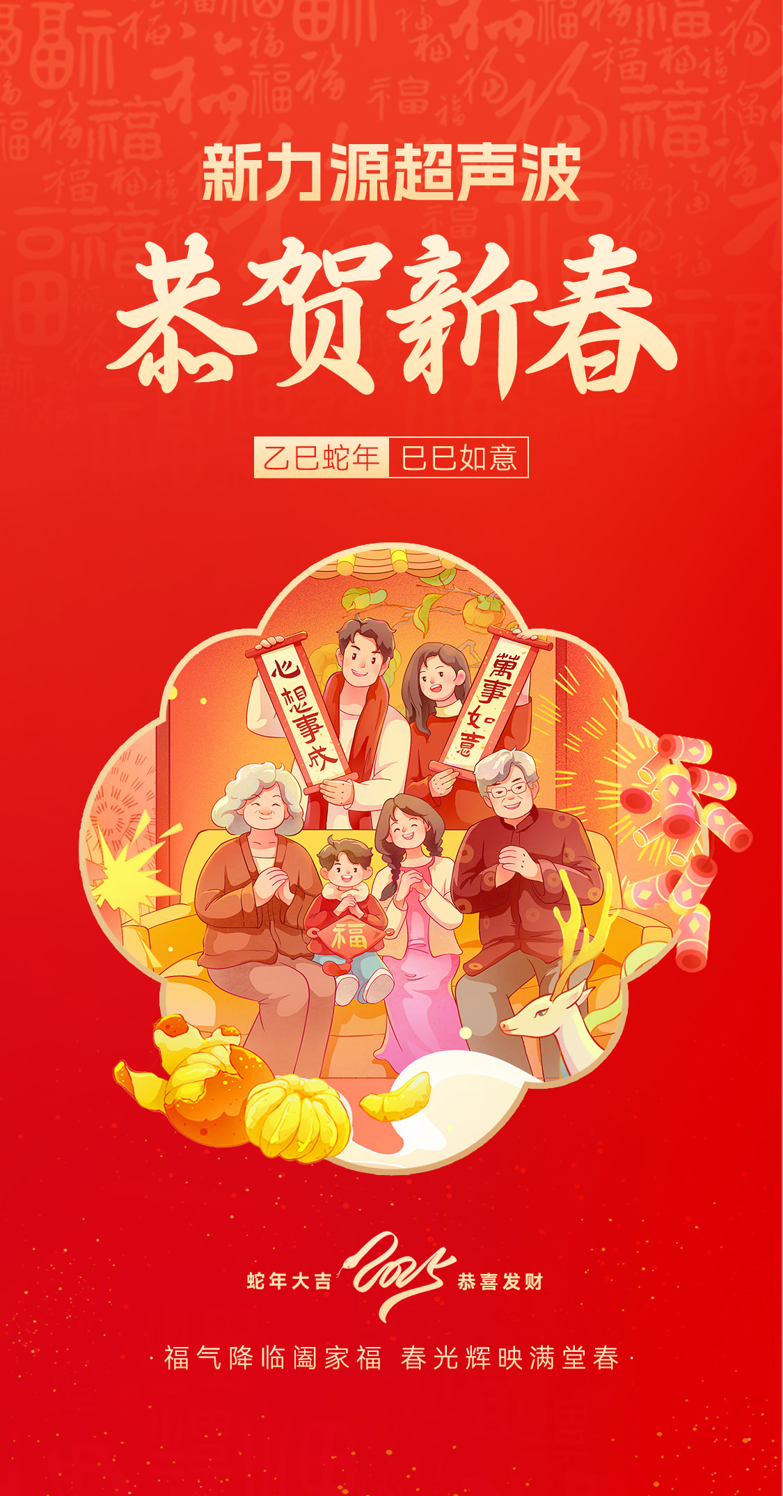 恭賀新春，新力源超聲波向您拜年啦！